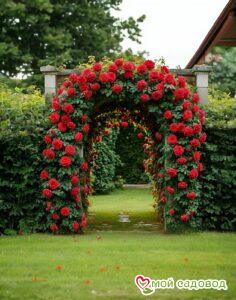 Роза плетистая Алый Триумф